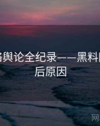 最新网络舆论全纪录——黑料网入口背后原因
