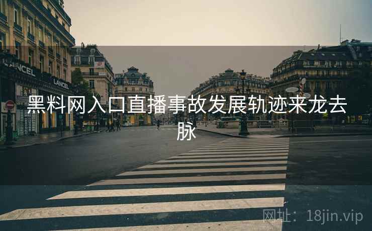黑料网入口直播事故发展轨迹来龙去脉
